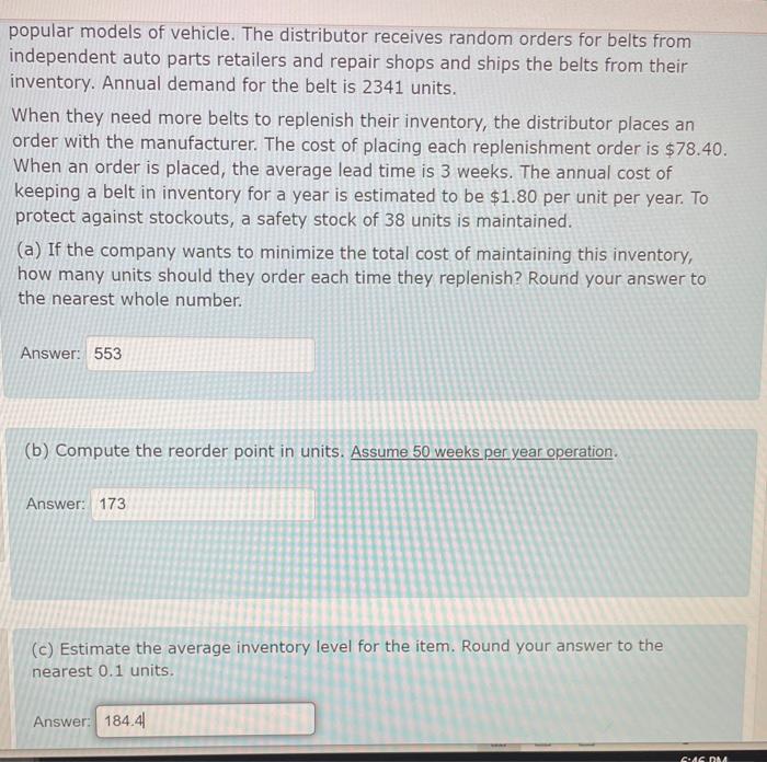 please double check answers popular models of