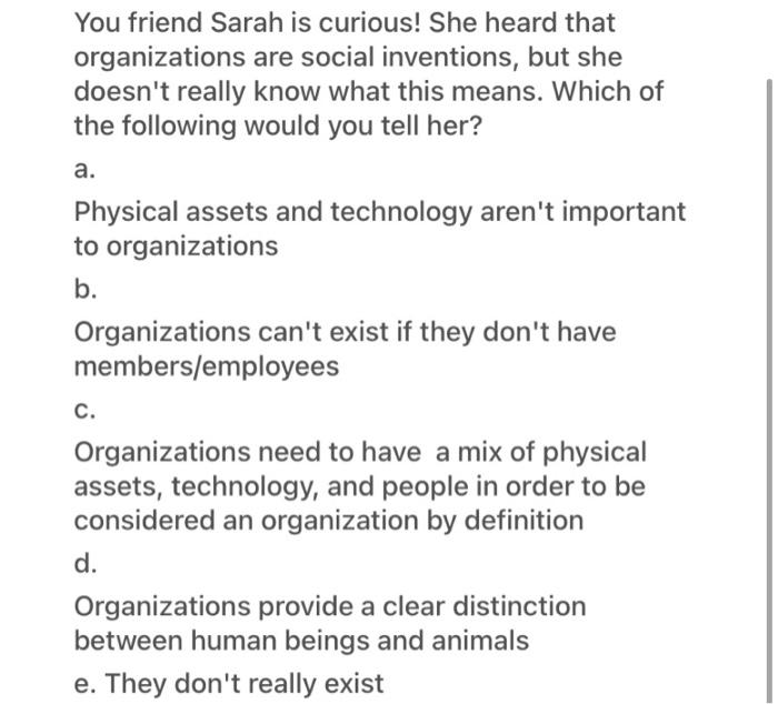 You friend Sarah is curious! She heard that