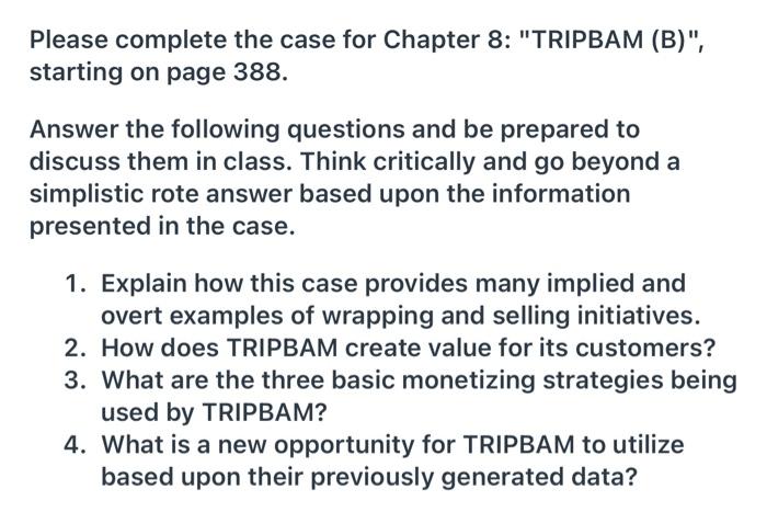 Please Help Me Answer #3 Please complete the case