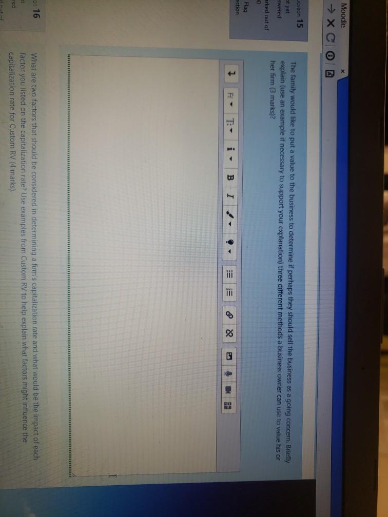 Scenario One: Custom RV Robert operates a