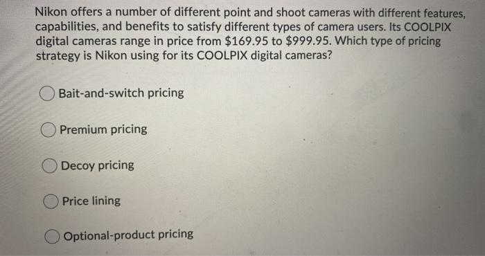 A firm is using pricing when it charges a high,