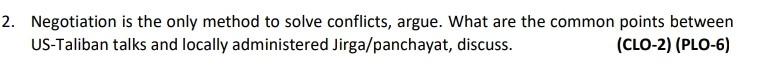 please solve quickly and urgently 2. Negotiation