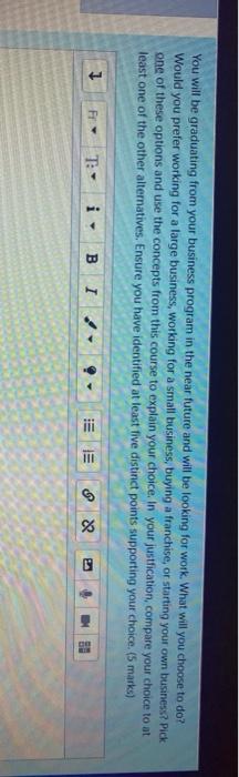 You will be graduating from your business program