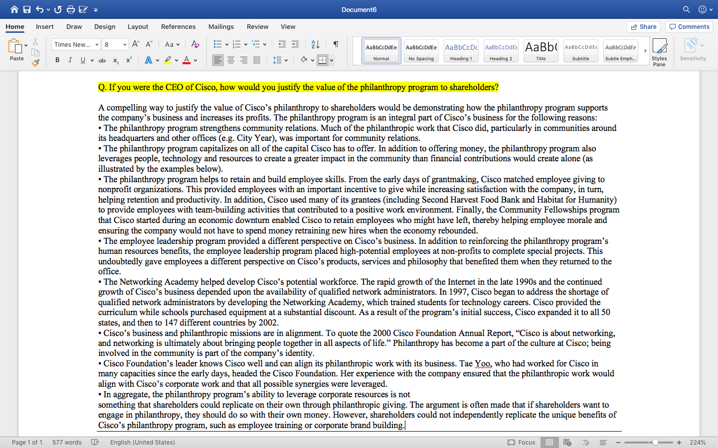 I need help answering these two questions from