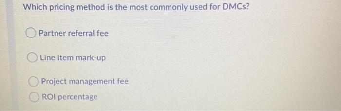 Which pricing method is the most commonly used