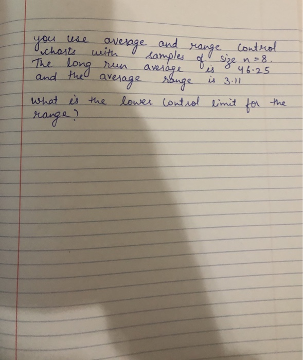 use charts Control you overage and range with