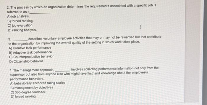 answer all three questions 2. The process by