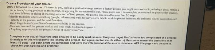 Draw a Flowchart of your choice! Draw a flowchart