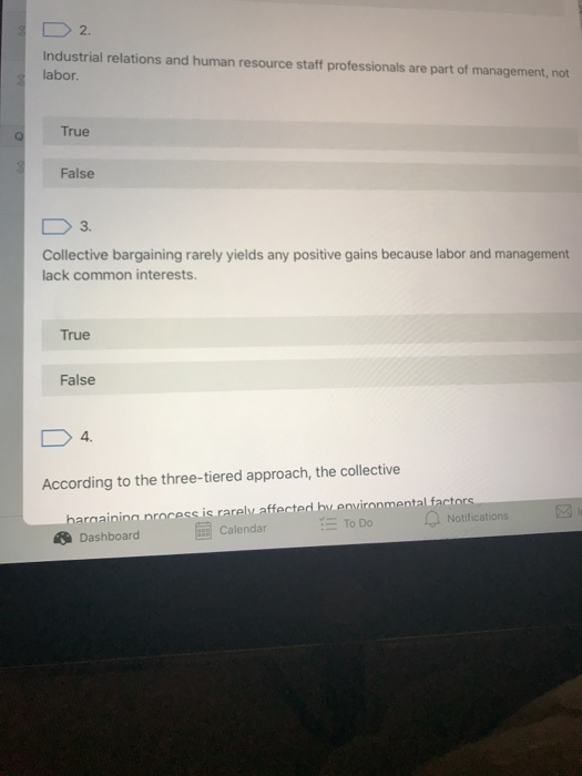 Question The Process Of Industrial Relations