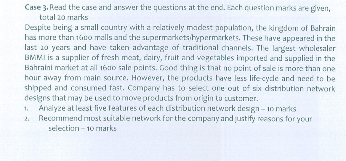 Case 3. Read the case and answer the questions at