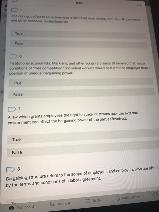 Question The Process Of Industrial Relations