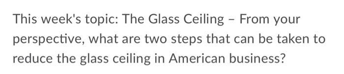 i need 200 words for this This week's topic: The