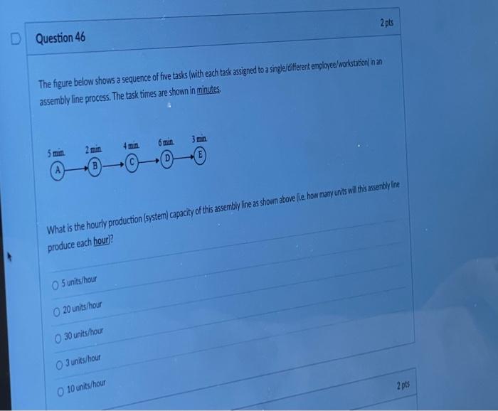 2 pts D Question 46 The figure below shows a