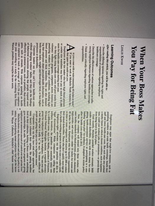 I just need question 1 please (: When Your Boss