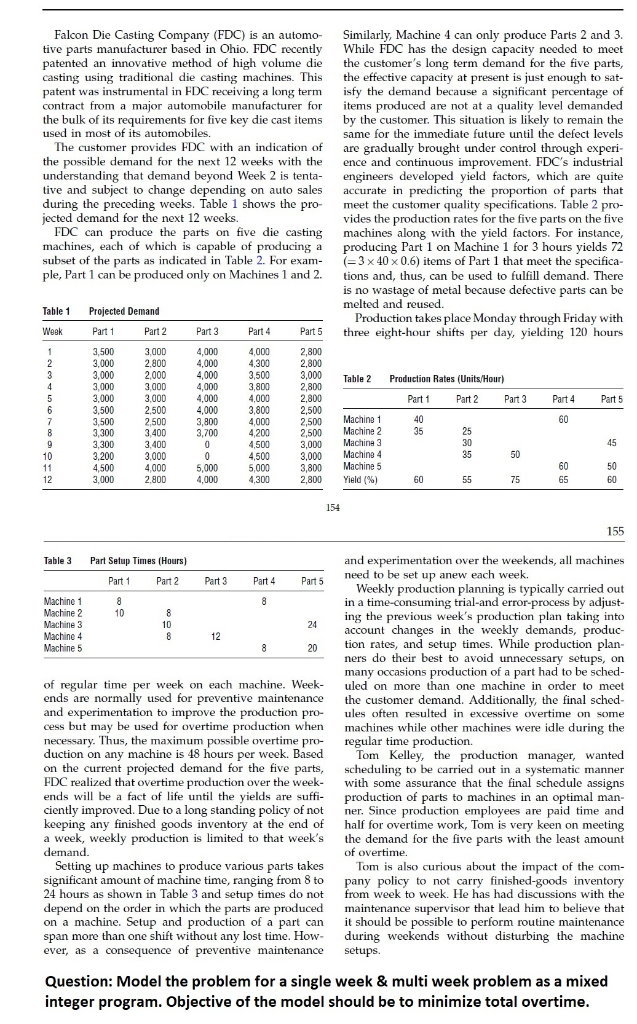 Falcon Die Casting Company (FDC) is an automo-