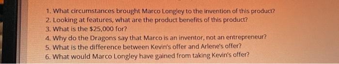 1. What circumstances brought Marco Longley to