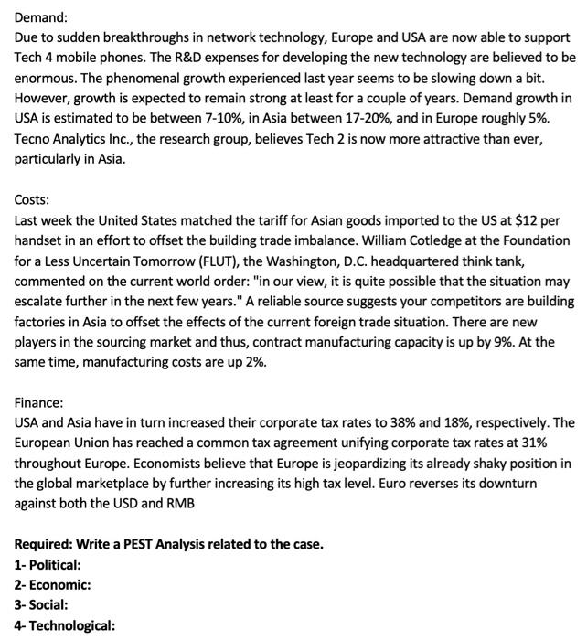 Demand: Due to sudden breakthroughs in network