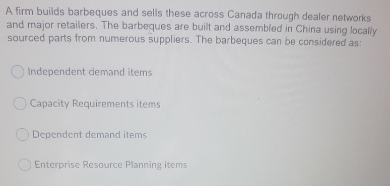 A firm wishes to increase its inventory levels of