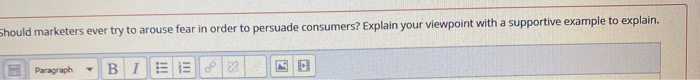 Should marketers ever try to arouse fear in order