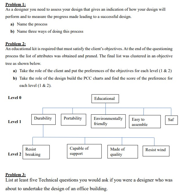 Answer questions 3 only please Problem 1: As a