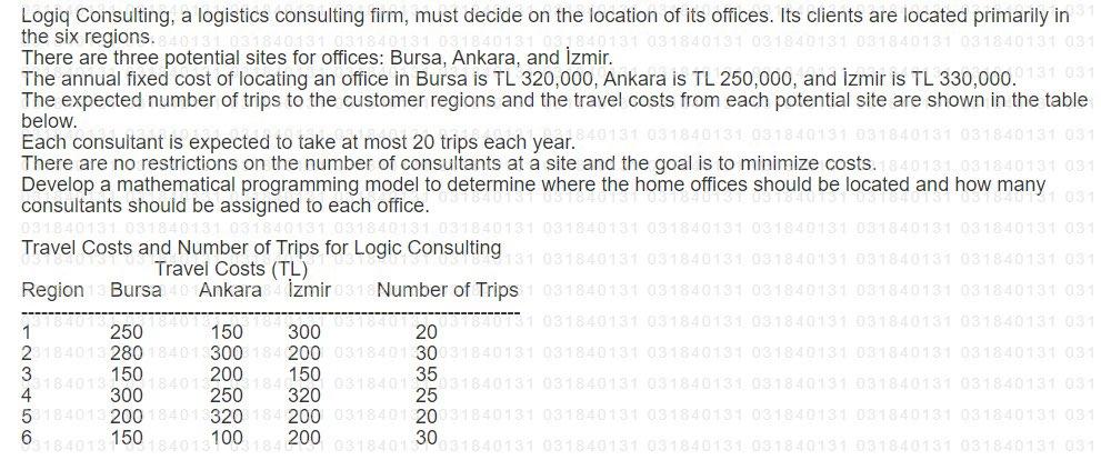 Logiq Consulting, a logistics consulting firm,