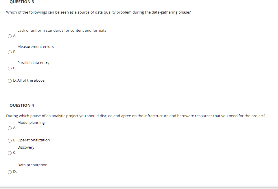 QUESTION 1 The most important resource you need