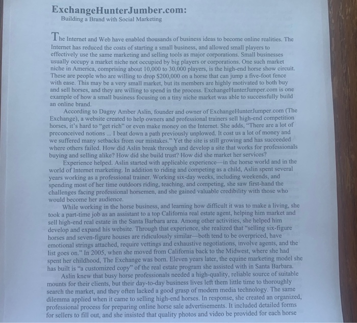 ExchangeHunter Jumber.com: Building a Brand with