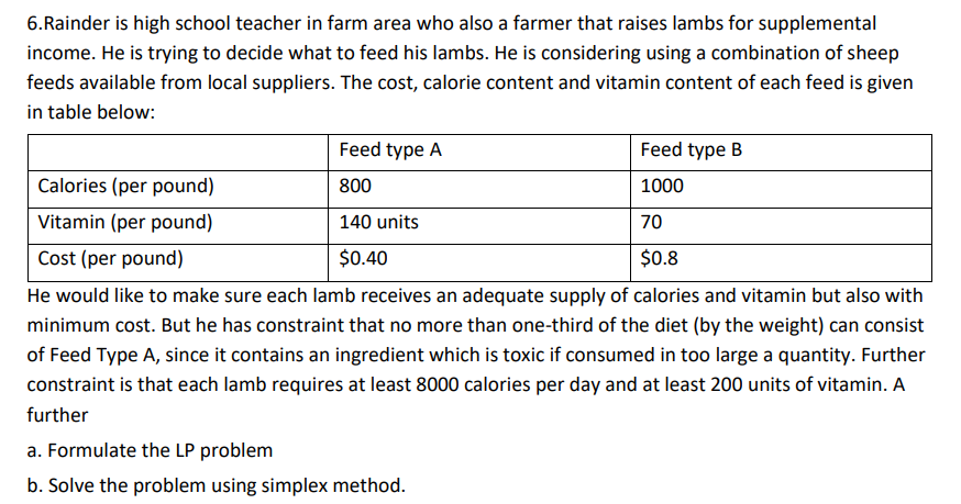 6.Rainder is high school teacher in farm area who