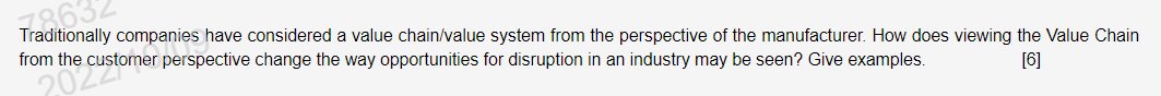 Traditionally companies have considered a value