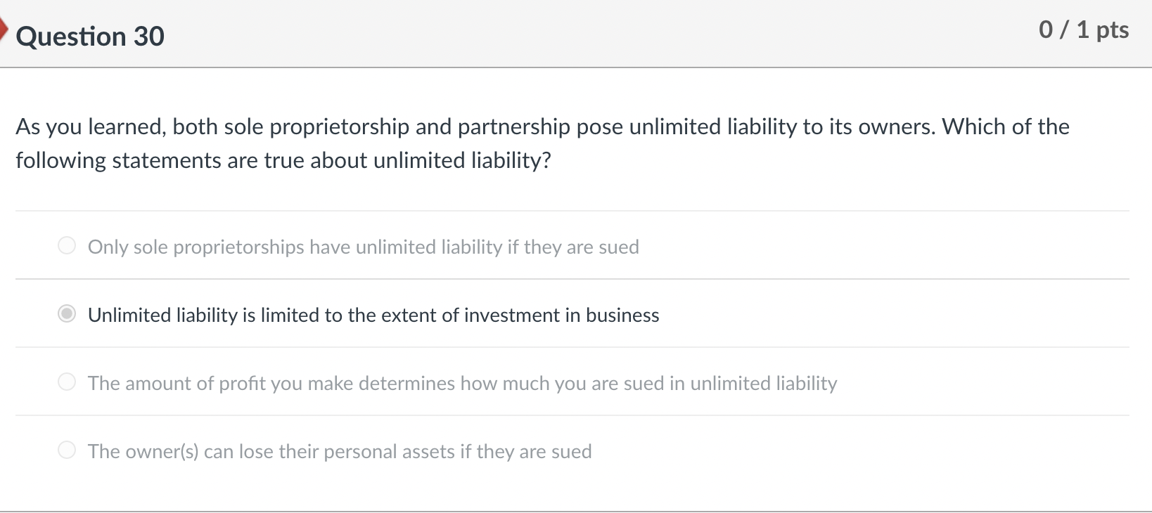 Question 25 0/ 1 pts a Inflation is often