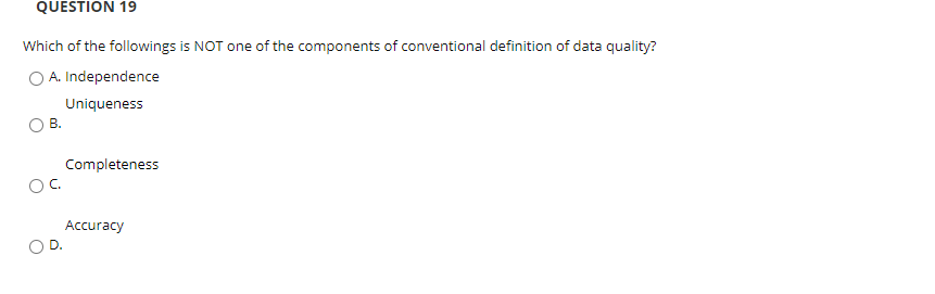 QUESTION 1 The most important resource you need