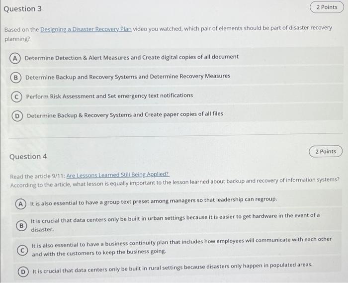 2 Points Question 1 Read the article Asking the