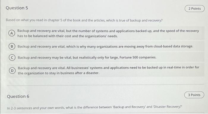 2 Points Question 1 Read the article Asking the