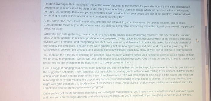 Read carefully the following case study and