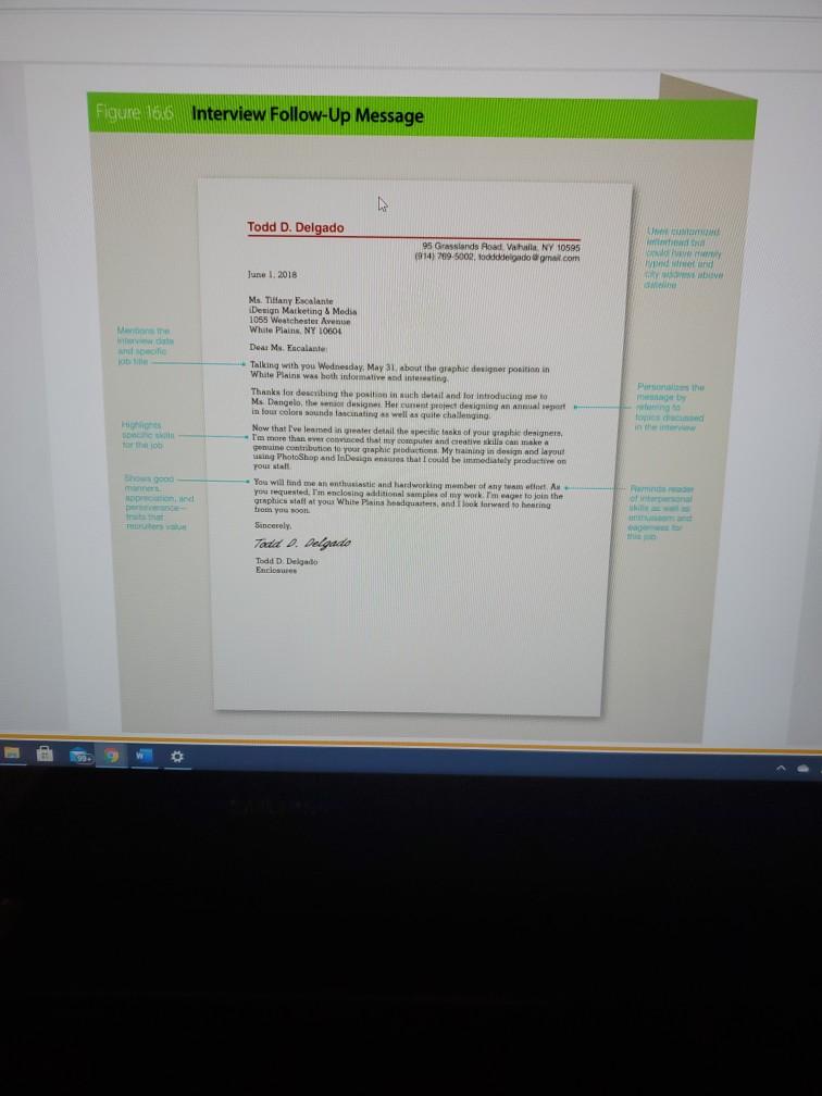 Figure 18Interview Follow-Up Message Todd D.