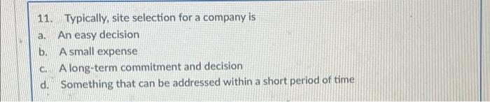 10. Companies such as Tesco and WalMart are