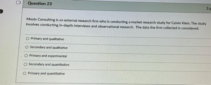 ANSWER 20-30 Brand loyalty tends to be abstract,