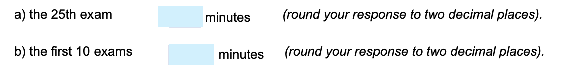 If Professor Laurie Macdonald takes 12 minutes to