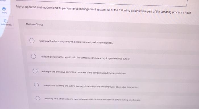 Merck updated and modernized its performance