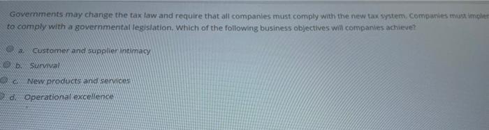 Companies need to establish a framework in order