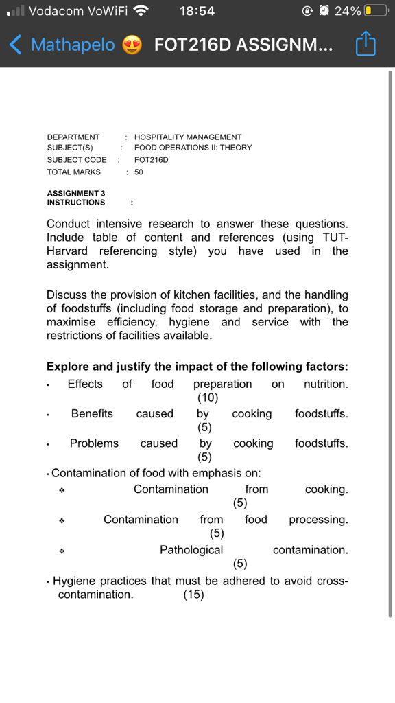 . Vodacom VoWiFi 18:54 24% Mathapelo FOT216D