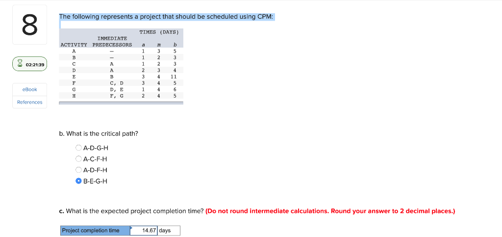 Help with C and D, please The following