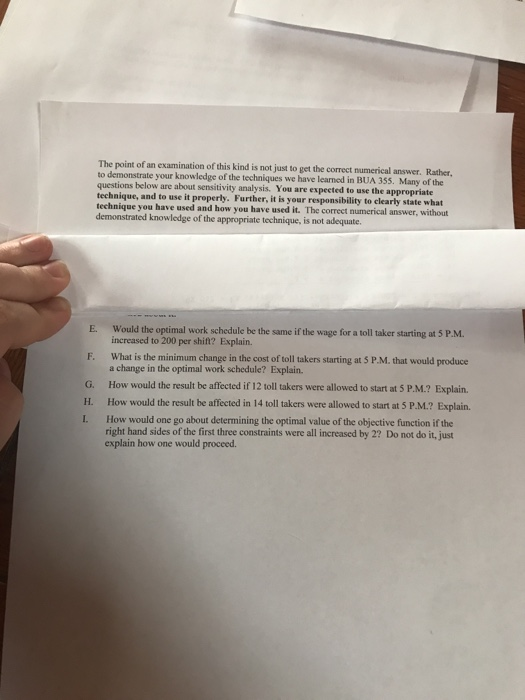 please show work Part Two: Interpretation 3. This