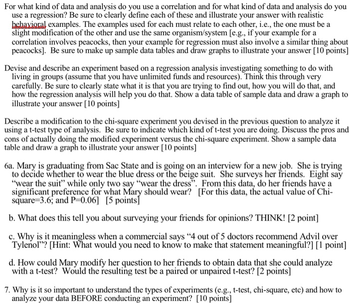 For what kind of data and analysis do you use a