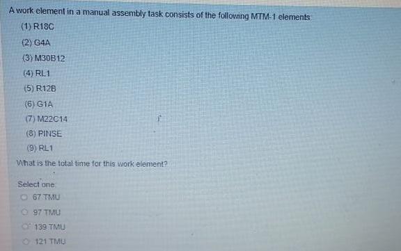show your work please A work element in a manual