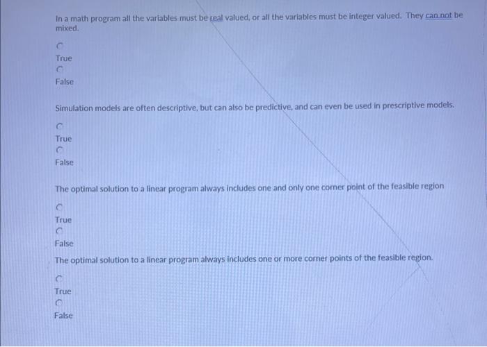 In a math program all the variables must be real
