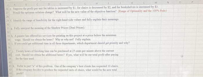 Can you please answer question E through K? I