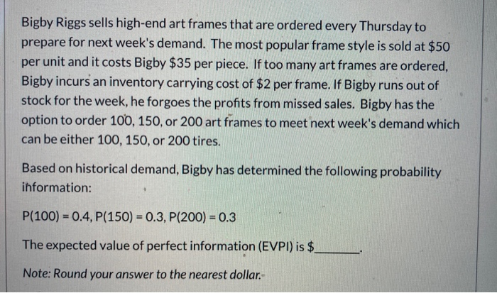 Bigby Riggs sells high-end art frames that are