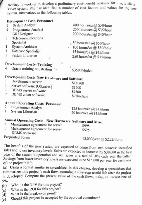 can someone answer this? Tiershey is working to