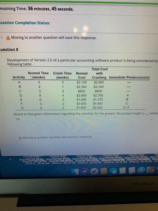 Question 9 10 points Save Ang Development of